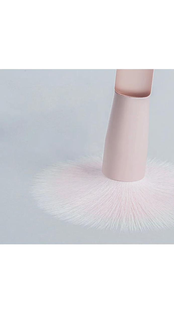 10 Pcs Pink Pond Jelly Mini Makeup Brush Set