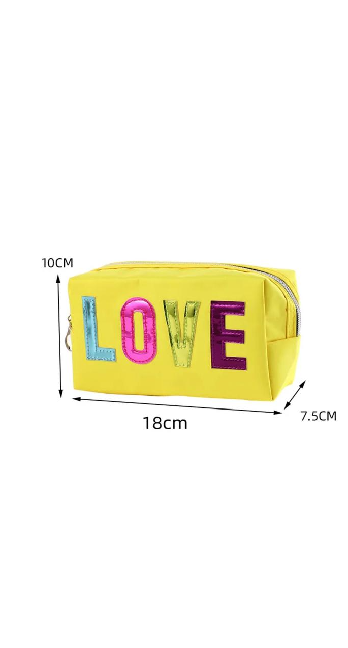Candy Color Pvc Cosmetic Bag Portable