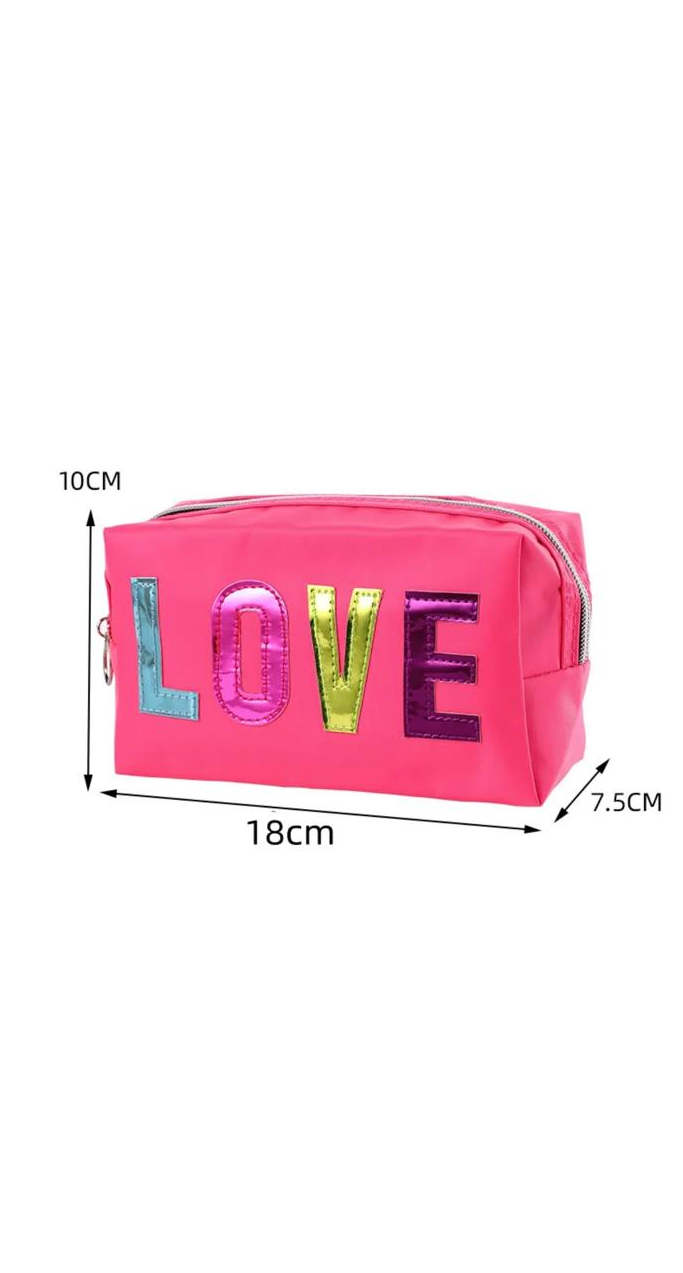 Candy Color Pvc Cosmetic Bag Portable