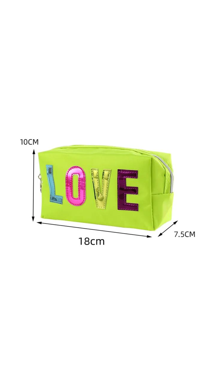 Candy Color Pvc Cosmetic Bag Portable