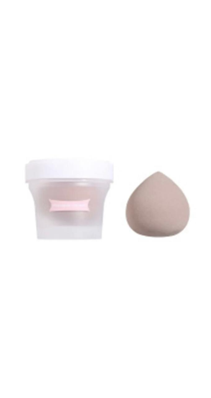 Peach Shape Candy Color Sponge Hydropholic Non-Latex Puff