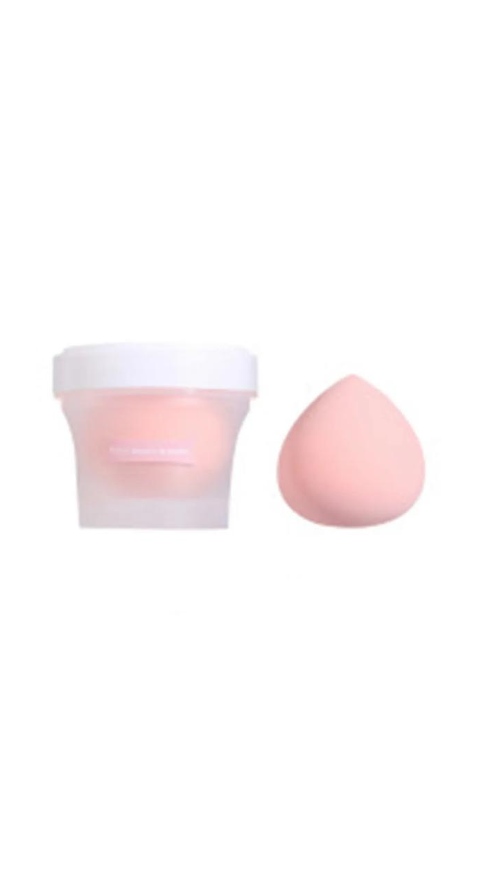 Peach Shape Candy Color Sponge Hydropholic Non-Latex Puff