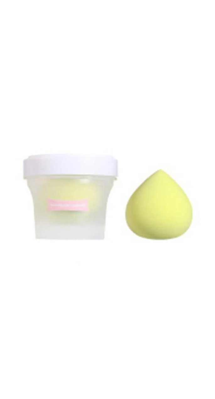 Peach Shape Candy Color Sponge Hydropholic Non-Latex Puff