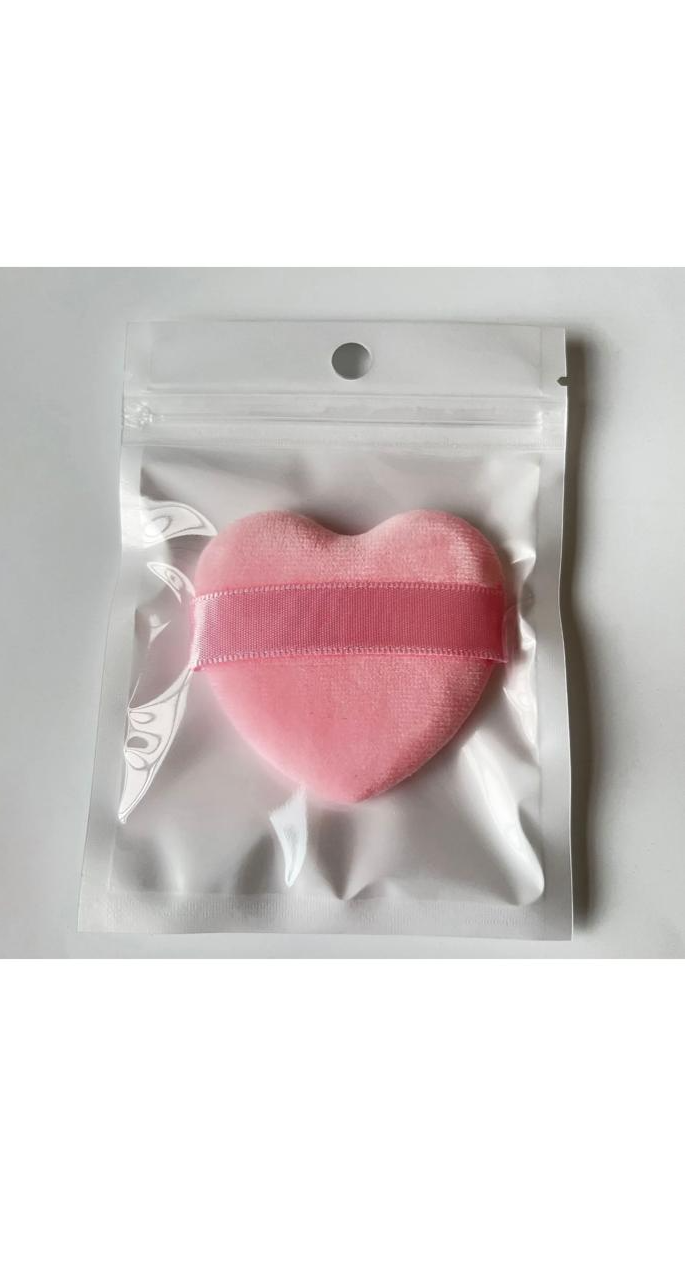 Simple Portable Heart-Shaped Puff