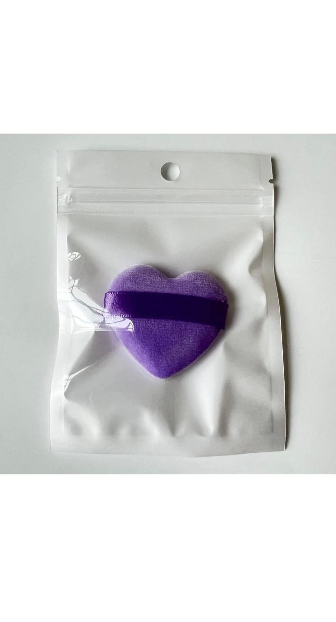 Simple Portable Heart-Shaped Puff