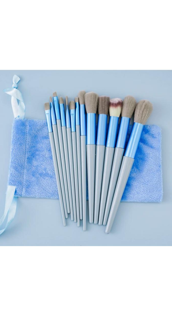 Super Soft Fiber Makeup Brush 13Pcs Set
