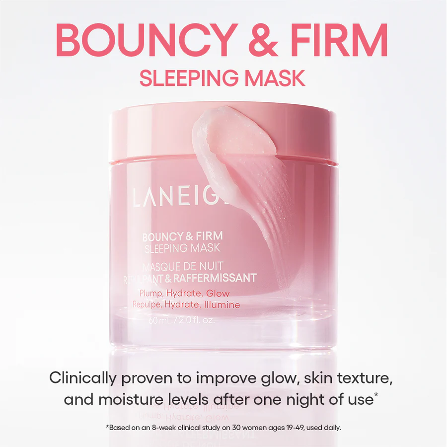 Laneige - Bouncy + Firm Radiance Boosting Sleeping Mask with Peony Collagen Complex
