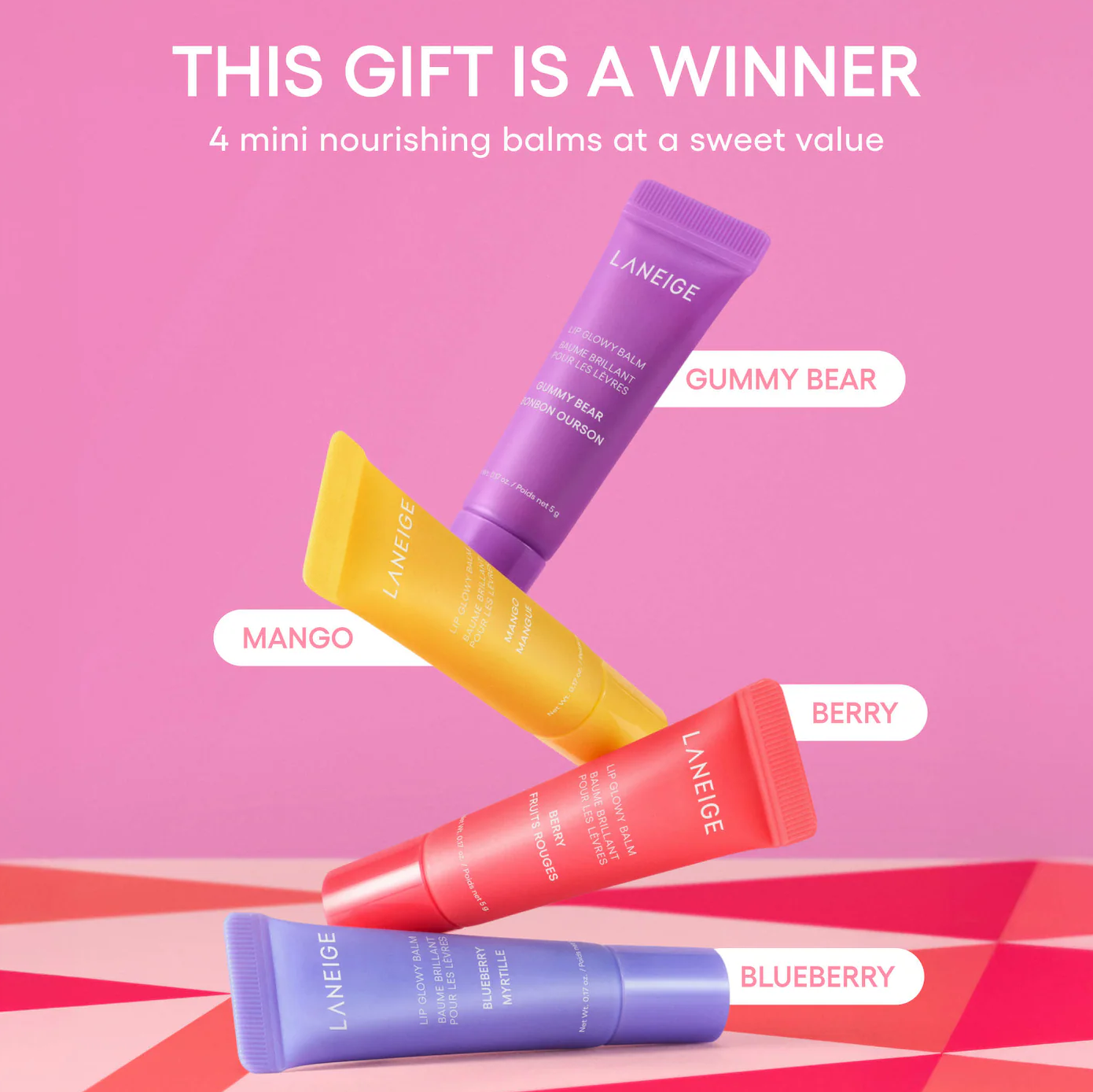 Laneige - Glowy Lip Minis Lip Treatment Gift Set